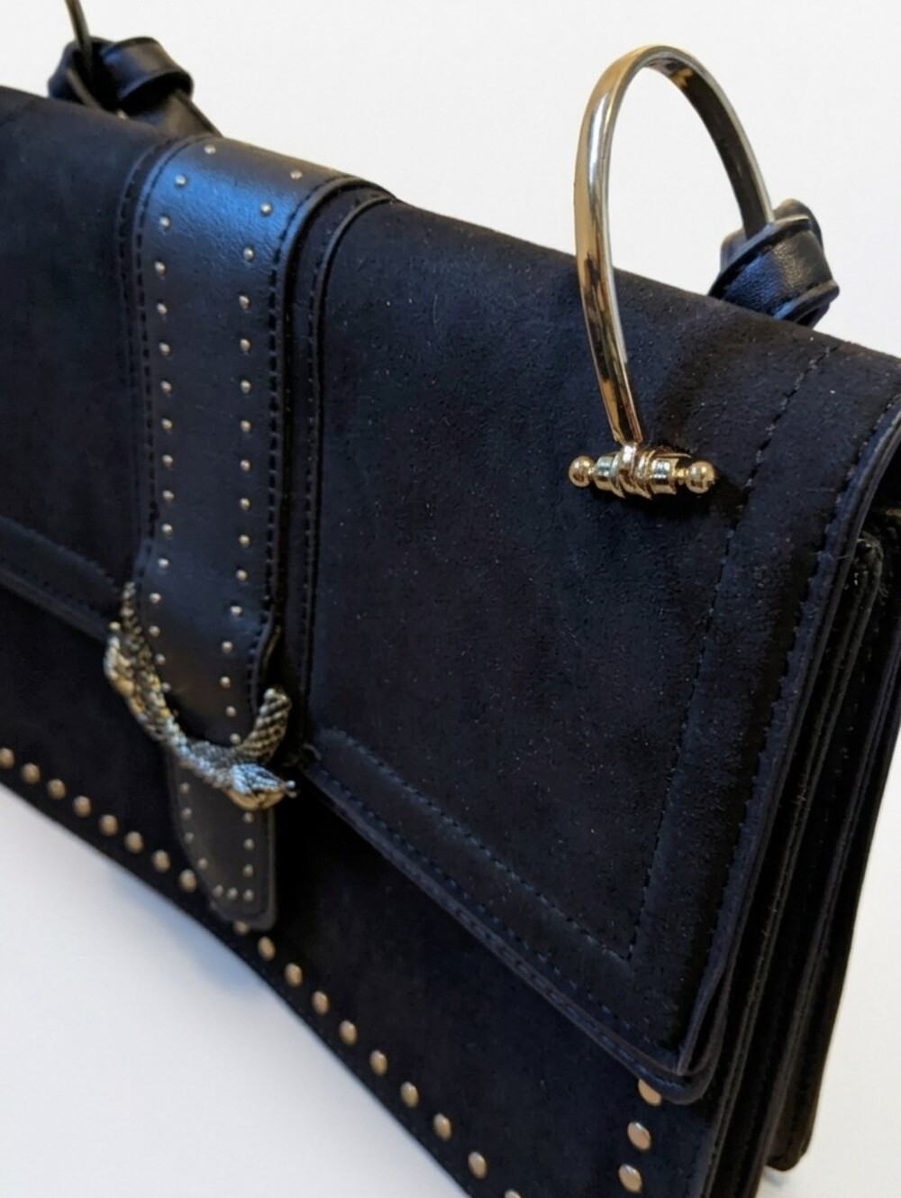 Glam Rock Mixed Media Clutch